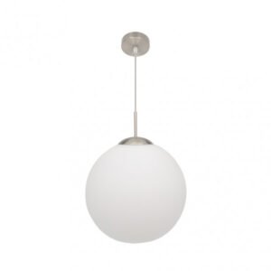 Colgante Astro 1xe27 Blanco/niquel Regx35x35 Cm