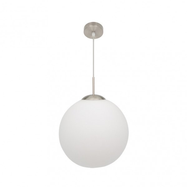 Colgante Astro 1xe27 Blanco/niquel Regx35x35 Cm