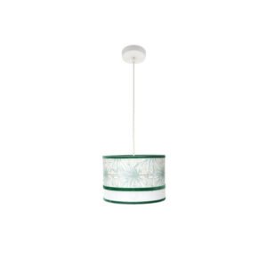 Colgante Caledonia 1xe27 Blanco/verde Regx30x30cm