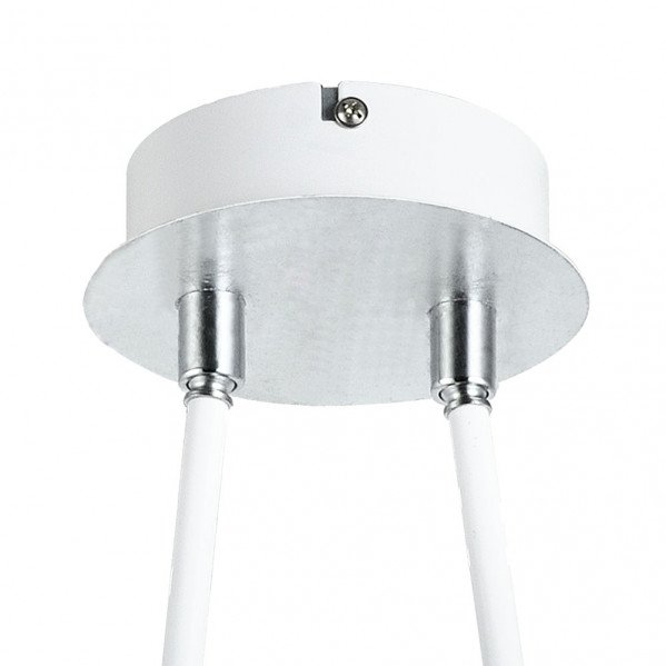 Colgante Ciudad Del Cabo 2l 12w 4000k Blanco/plata 1080 Lm 52x49x15 Cm Dirigible Y Orientable