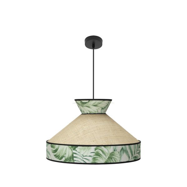Colgante Constantinopla 1xe27 Beis/verde Regx50x50cm