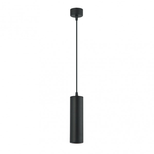 Colgante Drach 1xgu10 Negro Regx6x6 cm