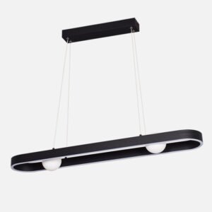 Colgante Fermoselle 24w+6w 4000k Negro Regx87,5x15 Cm 2550lm