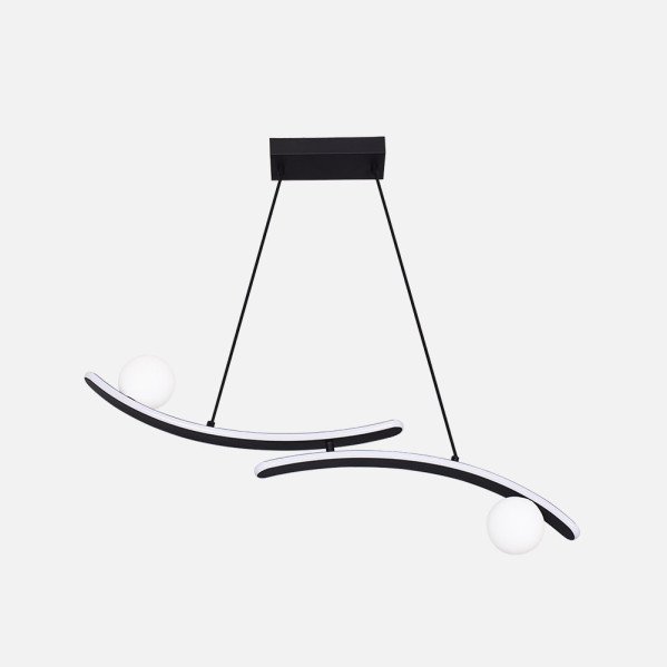 Colgante Fermoselle 24w+6w 4000k Negro Regx82x9 Cm 2550lm