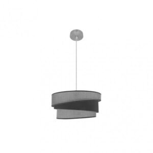 Colgante Hara 1xe27 Niquel/gris Regx40x40 Cm