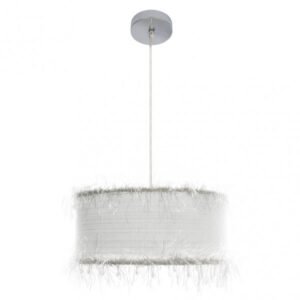 Colgante Hilos 1xe27 Blanca Regx40x40 Cm