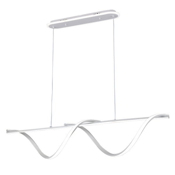 Colgante House Blanco 125w 3000-4000-6000k 5694lm C/luz Ambiente Remoto Y Reg.intensidad Regx110x15cm