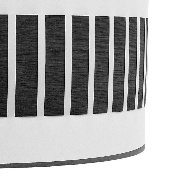 Colgante Ivanna 2xe27 Negro/blanco-madera Negra Regx50x50 Cm