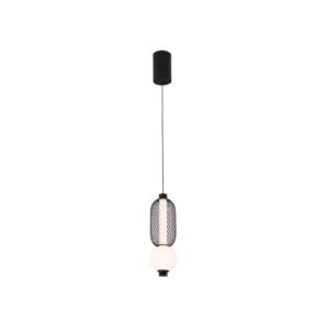 Colgante Mimosa Negro 9w 4000k 990lm Regx15x15cm
