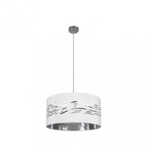 Colgante Niebla 1xe27 Cromo/blanco-plata Regx40x40 Cm