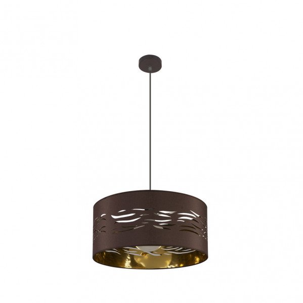 Colgante Niebla 1xe27 Marron/marrón-oro Regx40x40 Cm