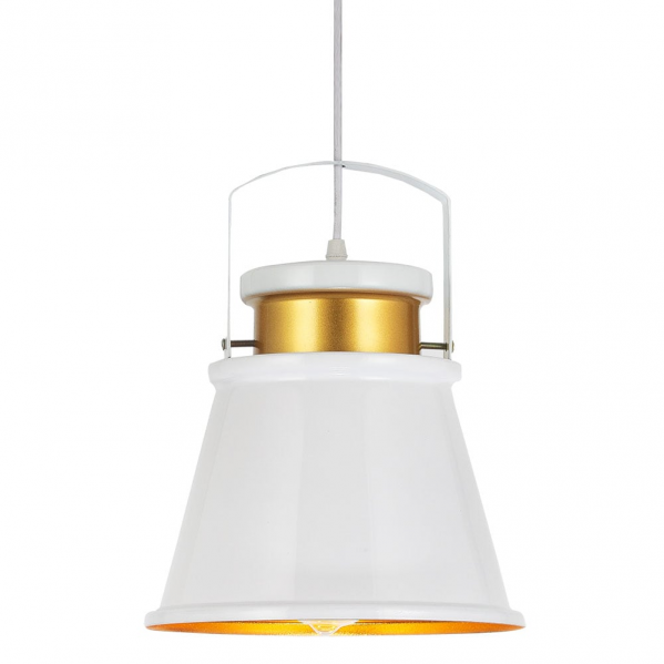 Colgante Pelicano 1xe27 Blanco/oro Regx25d
