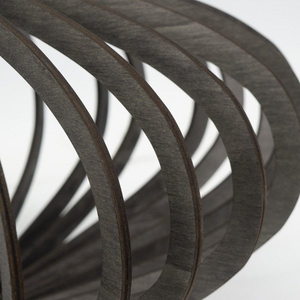 Colgante Sapelli 1xe27 Madera Cafe Regx45x45 Cm