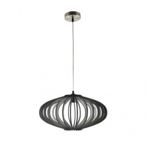 Colgante Sapelli 1xe27 Madera Cafe Regx45x45 Cm