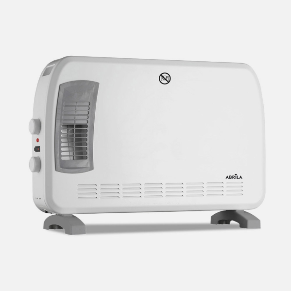 Convector Bengala 2000w Blanco/gris 3potencias funcion Turbo Termost.regulable Seguridad,asa 42,5x61x20,5cm