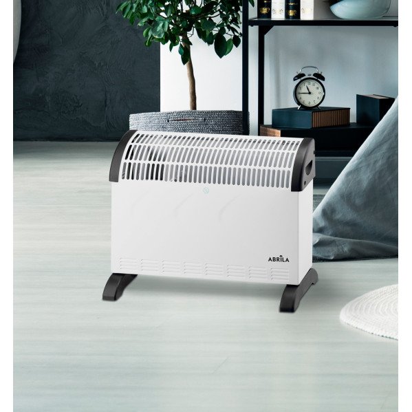 Convector Falla 2000w Blanco 3potencias Termost.regulable, Protecc.sobrecalentamiento,Asa Y Funcion Turbo 39x53x20cm