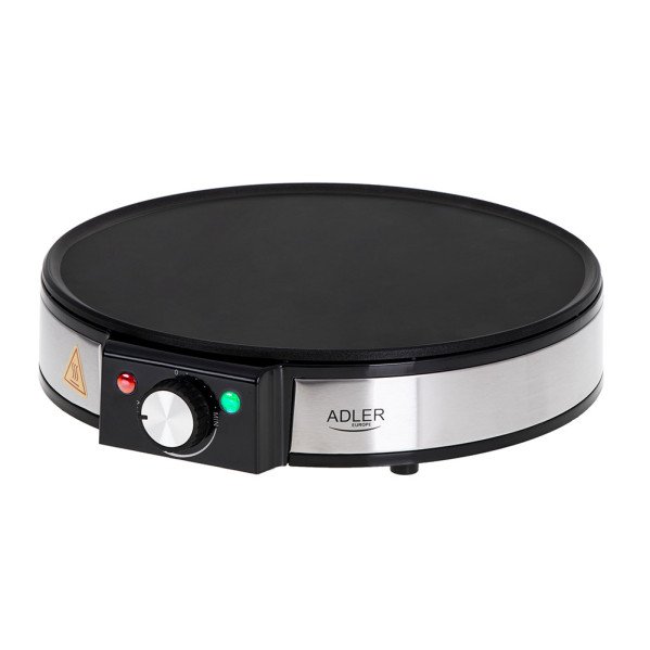 Crepera Antiadherente 1600w 30d C/accesorios Para Untar Y Volear Tortitas/tortillas