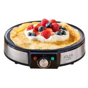 Crepera Antiadherente 1600w 30d C/accesorios Para Untar Y Volear Tortitas/tortillas