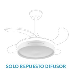 Difusor Ventilador Mbatis Blanco