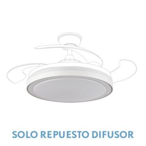Difusor Ventilador Pequeño Esparta 91D Blanco (4 cogidas)