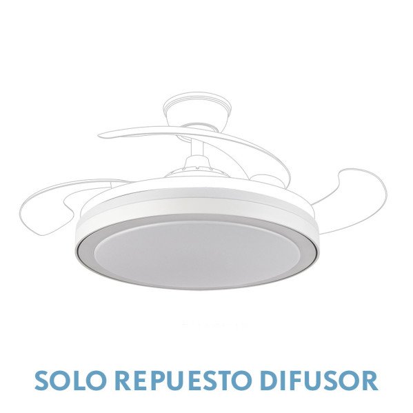 Difusor Ventilador Pequeño Esparta 91D Blanco (4 cogidas)