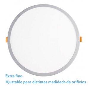 Downlight 20w 5500k Blanco Lejania 1x23x23 Cm 1900lm Empotrar Corte Ajustable 5-21d