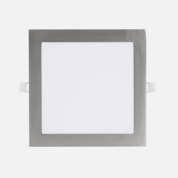 Downlight Empotrar Abaco 12w 3000-4000-6500k Niquel 1080lm Cuadrado 1,3x17x17cm Corte 15d