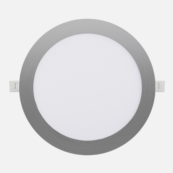 Downlight Empotrar Silex 12w 3000-4000-6500k Niquel 1080lm Redondo 17d Corte 15d