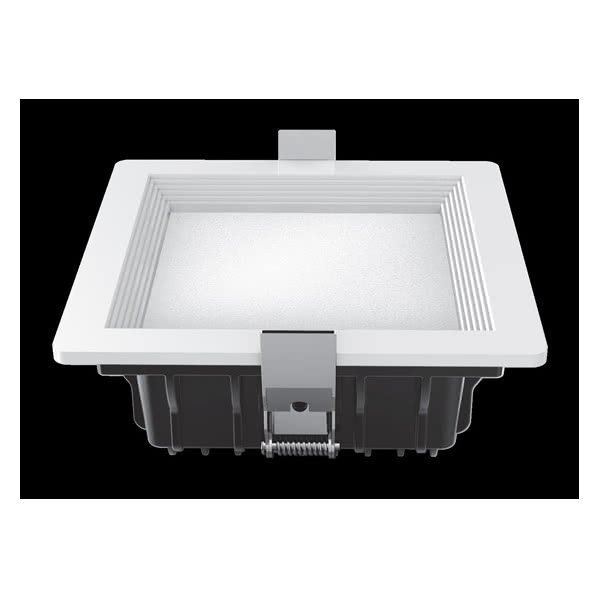 Downlight Led Intego Pro Cuadrado 21w 1130lm 6x14x14 Cm Blanco 6400k Corte 12x12 Cm