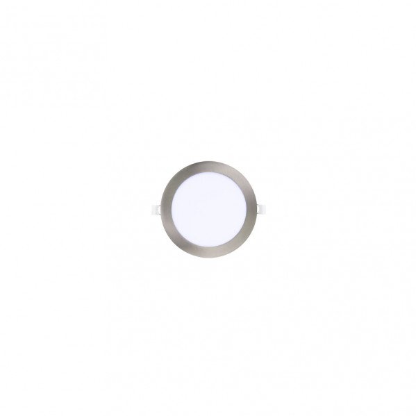 Downlight Obsidiana 4w 6500k Niquel Redondo 320lm 2,5x9x9 Cm Corte 7 Cm
