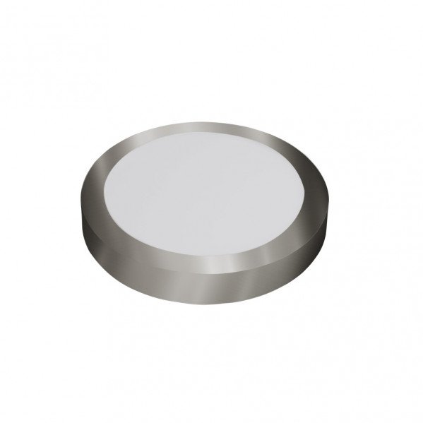 Downlight Superf.diabasa 18w 4000k Niquel Redondo 1530lm 3,5x22,5x22,5 Cm