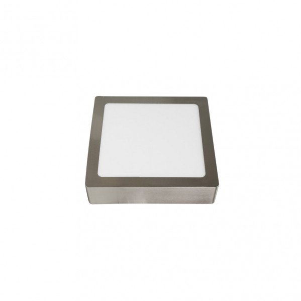Downlight Superf.toba 12w 4000k Niquel Cuadrado 1080lm 3,5x17x17 Cm