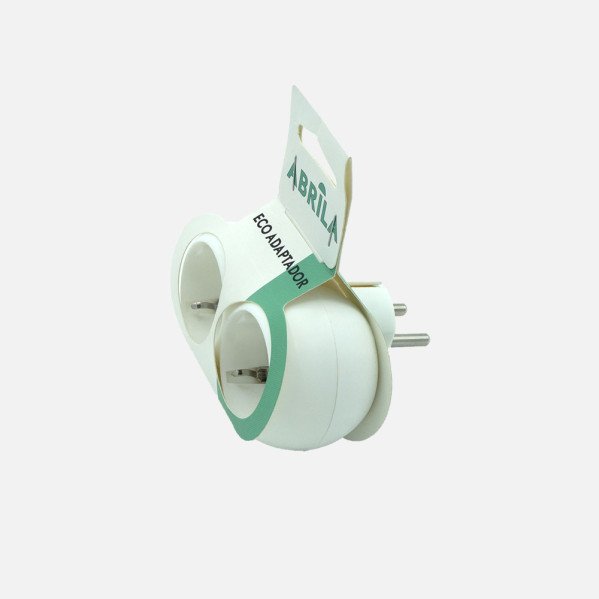 Eco Adaptador 2tomas Blister Mod6 2p+e 16a 230v Blanco Protecc. Infantil 5x10x8cm