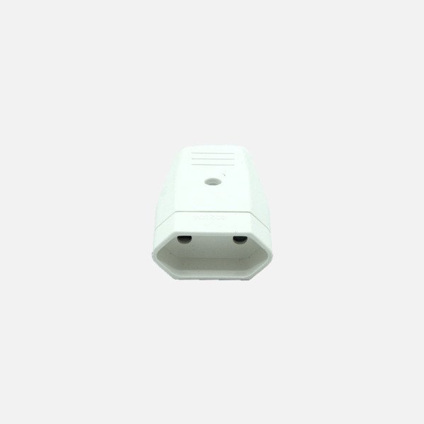 Eco Base Aerea Blister Mod3 2p+e 10a 230v Blanca 2x4x6cm