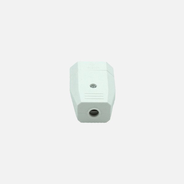 Eco Base Aerea Blister Mod3 2p+e 10a 230v Blanca 2x4x6cm