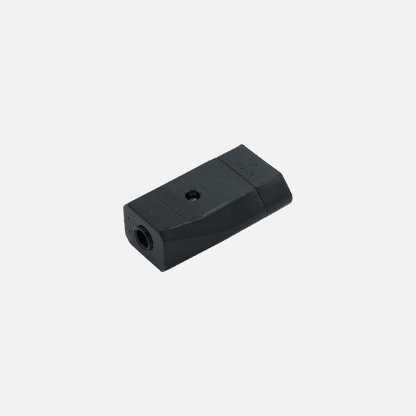 Eco Base Aerea Blister Mod3 2p+e 10a 230v Negra 2x4x6cm