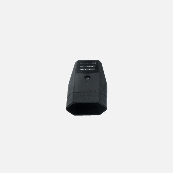 Eco Base Aerea Blister Mod3 2p+e 10a 230v Negra 2x4x6cm