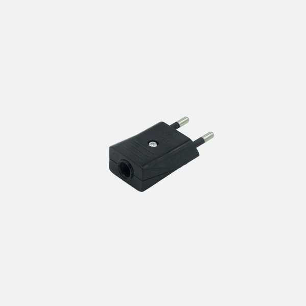 Eco Clavija Blister Mod5 2p+e 10a 230v Negra 2x3,5x6cm
