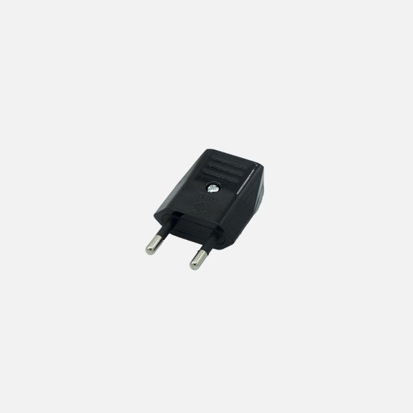 Eco Clavija Blister Mod5 2p+e 10a 230v Negra 2x3,5x6cm