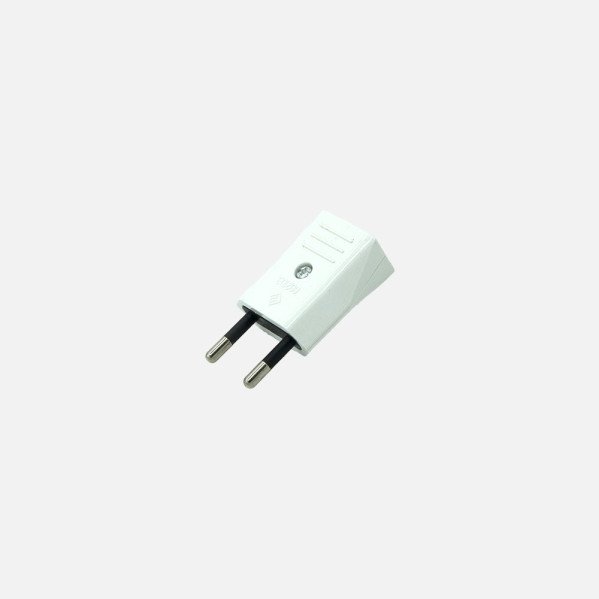 Eco Clavija Retractil Mod5 2p+e 10a 230v Blanca 2x3,5x6cm