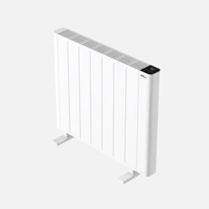 Emisor Termico De Aluminio Point Blanco 1500w 3modos Prog.7dias Tactil Protecc.antivuelco 58x67x8cm