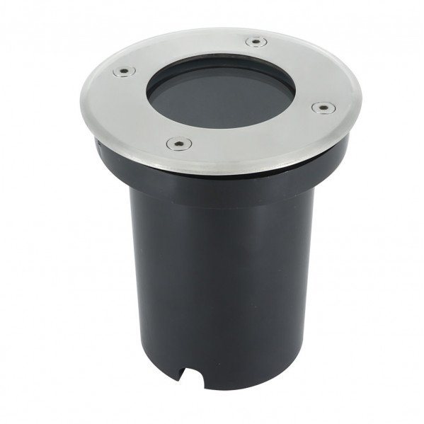 Empotrable Exterior Encastrar Red.1xgu10 Niquel 13x11x11 Cm Ip65 Corte 10,5 Cm