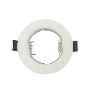 Empotrable Magura 1xgu10 Redondo Blanco Mate 2,5x8x8 Cm Corte 6 Portalamparas Incluido