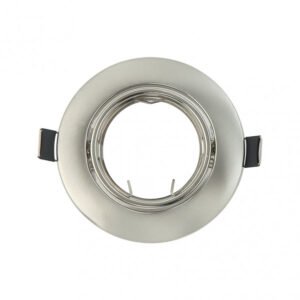 Empotrable Orient. Magura 1xgu10 Red. Niquel 2,5x9x9 Cm Corte 6 Portalamparas Incluido