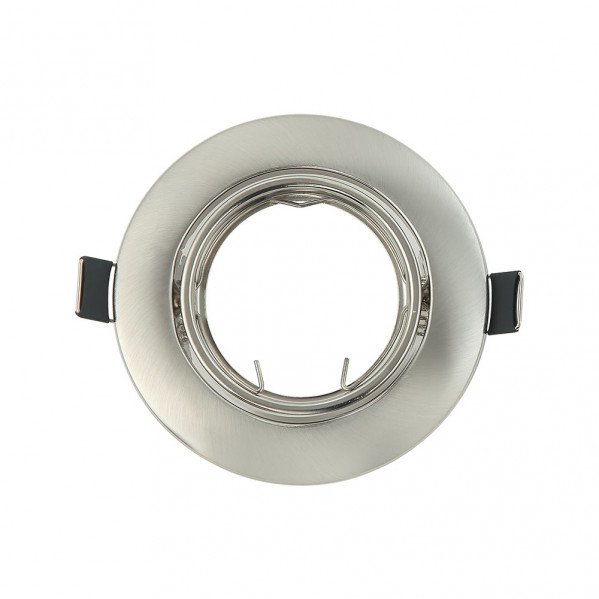 Empotrable Orient. Magura 1xgu10 Red. Niquel 2,5x9x9 Cm Corte 6 Portalamparas Incluido