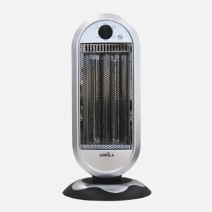 Estufa Elect.de Carbono Fulgor 900w Negro/plata 2potencias Oscilante 2elemntos Asa Antivuelco Termost.reg 60x30x30cm
