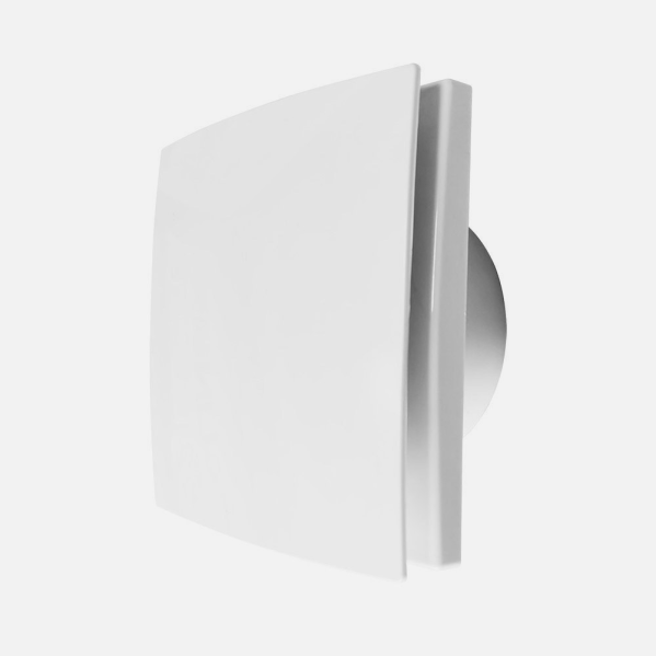 Extractor Baño Lille Blanco 20w 21x21x9,5cm Cuadrado Para Tubos 15cm
