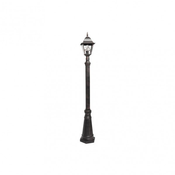 Farola Exterior Aluminio Bootes 1xe27 Marron Ip44 220x18x18 Cm