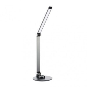 Flexo Baritono 8w 3000-4000-6500k Plata 54x16,5x29cm 600lm Intensidad Regulable, Tactil Y Plegable