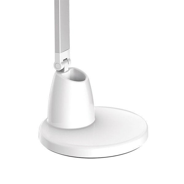 Flexo Calcita 8w 640lm 4000k Blanco/plata 55x16x16 Cm Tactil Y Regulable Intensidad